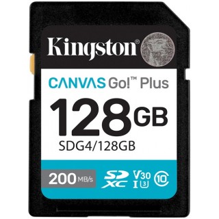 Kingston 128GB SD Canvas Go! Plus Gen 4 Class10 U3